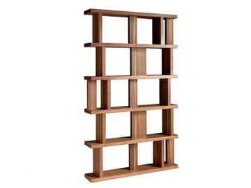 3023 - Open double-sided wooden bookcase by Angel Cerdá - view 2